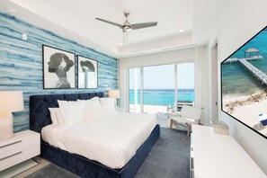 4 bedrooms, Egyptian cotton sheets, hypo-allergenic bedding - Rum Point Resort #401 (Grand Cayman)