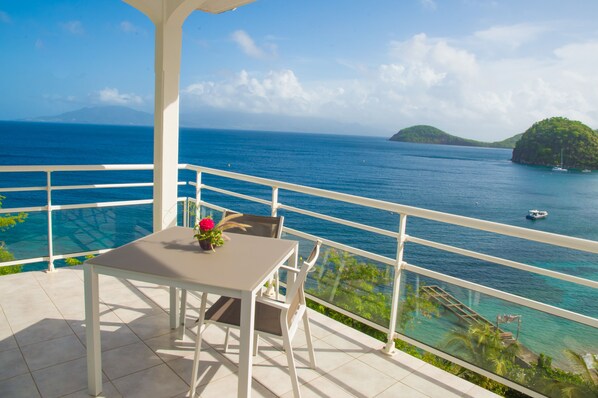 Honeymoon Double Room | Terrace/patio - HOTEL BOIS JOLI (Terre-de-Haut)