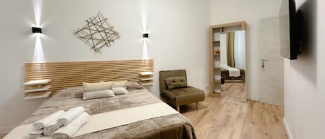 Rom – deluxe | 1 soverom, sengetøy i egyptisk bomull og sengetøy av topp kvalitet