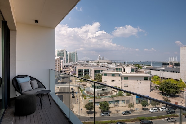 Apartemen Superior, 3 kamar tidur | Balkon