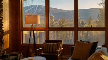 智能電視、壁爐、書籍、電腦螢幕