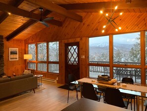 Smart TV, fireplace, books, computer monitors - Barrel Sauna + Hot Tub & Mtn Views (Winhall)