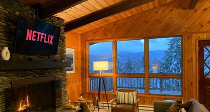 Barrel Sauna + Hot Tub & Mtn Views