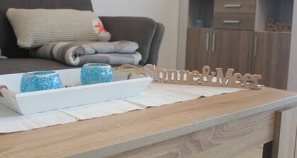 moderne Ferienwohnung  - zentral und strandnah gelegen