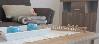 Modern vacation apartment - centrally located and close to the beach