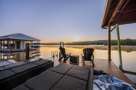 Terrace/patio. Lake Life!