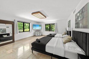 12 bedrooms, travel crib, WiFi, bed sheets