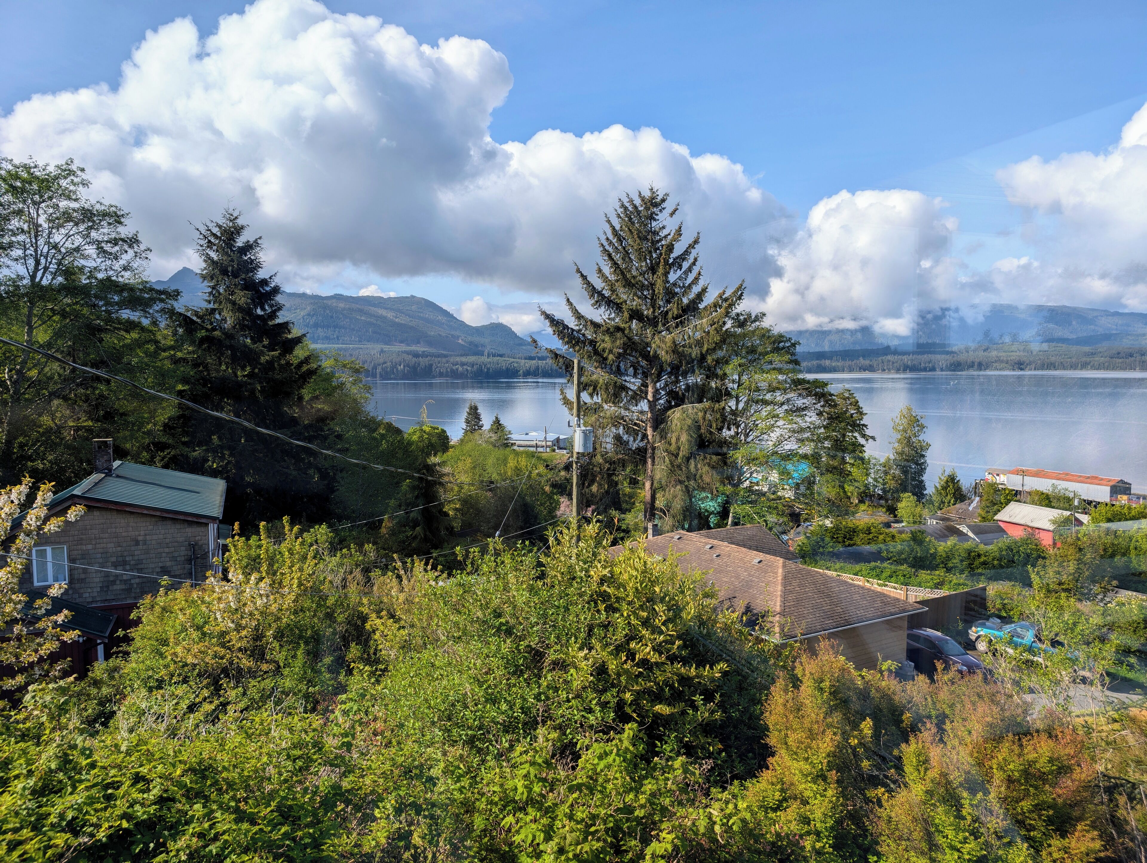 Panorama-hytte - udsigt til bugt | Udsigt fra værelset