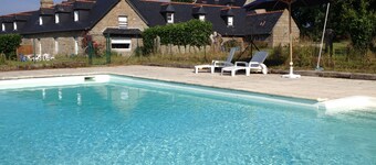 Gîte 4 people -  2 swimming pools (1 with telescopic dome) - The beach on foot