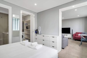 1 bedroom, iron/ironing board, Internet, bed sheets