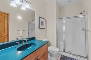 Shower, towels