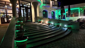 Front of property – evening/night