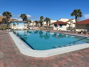 Una piscina riscaldata
