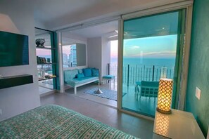 2 habitaciones, caja de seguridad en la habitación y escritorio