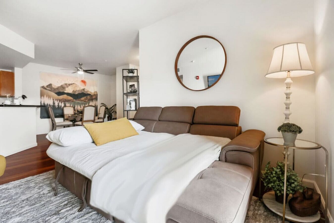 1 bedroom, iron/ironing board, travel crib, WiFi