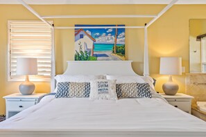 3 soverom, safe på rommet, strykejern/-brett og wi-fi (inkludert)