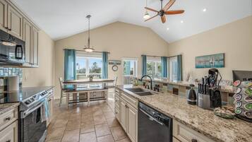 Lemari es, microwave, dan mesin pencuci piring