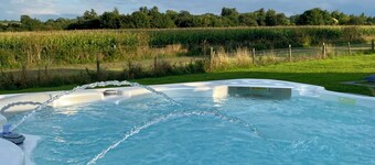 Stunning modern home set in beautiful grounds.