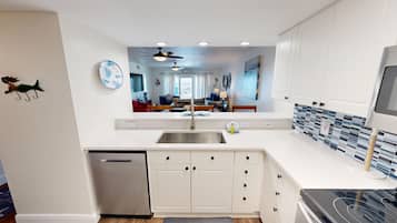 Condo, 2 Bedrooms | Private kitchen | Fridge, coffee/tea maker, toaster