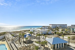 Property grounds - SeaCrest 503 - Breathtaking Views on the Quiet End of Okaloosa Island 2 Bedroom Condo by RedAwning (Fort Walton Beach)
