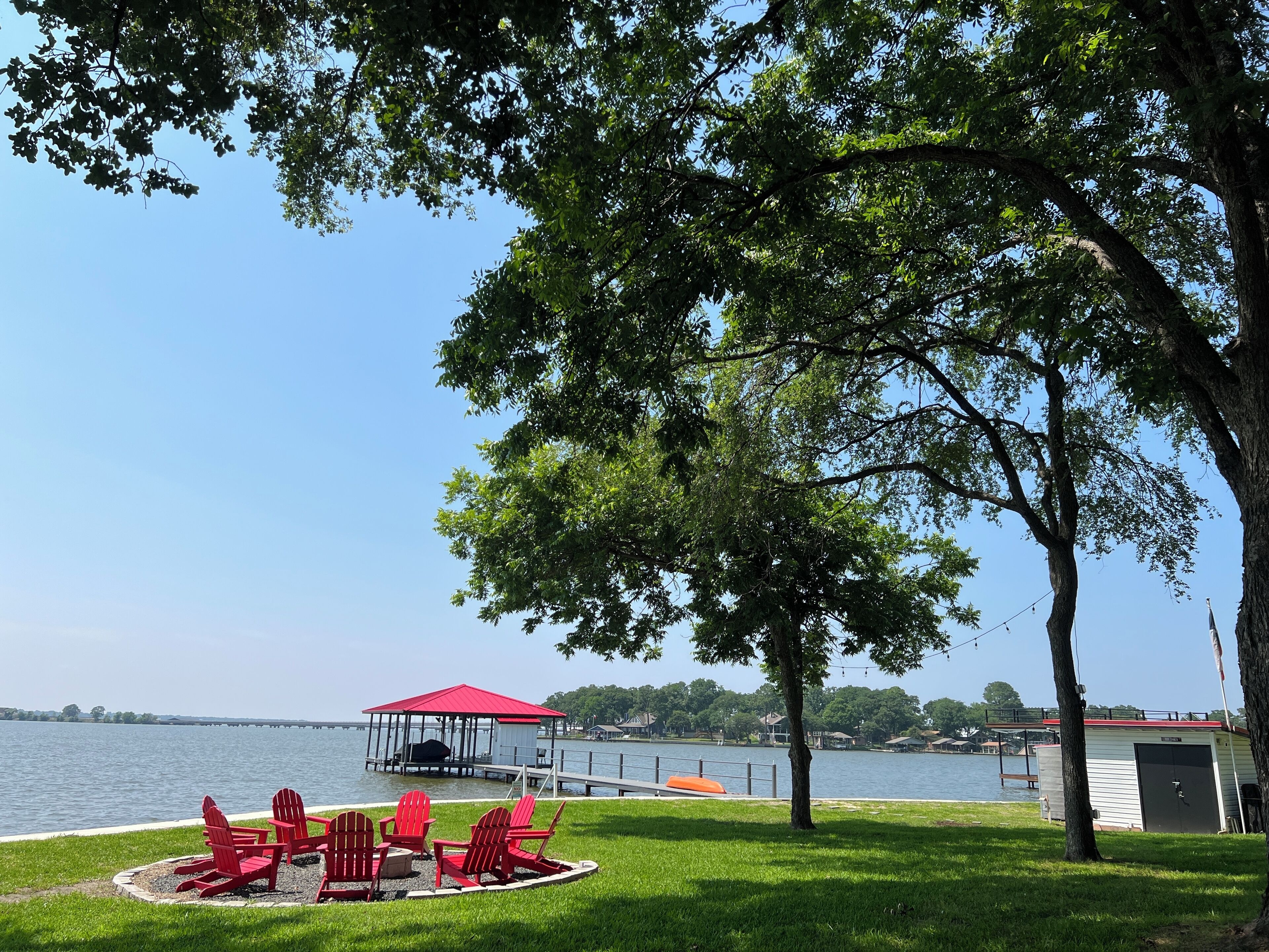 Summer dream with160' of lakefront, boat dock availability and game room!