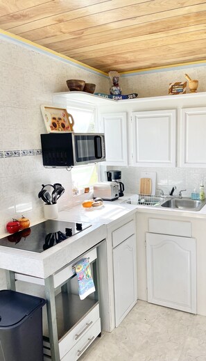 Fridge, microwave, coffee/tea maker, toaster - Extraordinary efficiency apartment w/kitchenette  (Hoopers Bay)