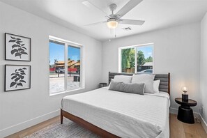 4 habitaciones, wifi, ropa de cama y acceso para silla de ruedas 