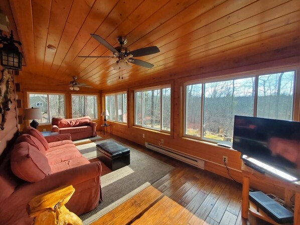 Blick von der Unterkunft