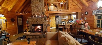 Perfect cozy cabin w/ tree house on 3 acres of woods near skiing, hiking & DWG
