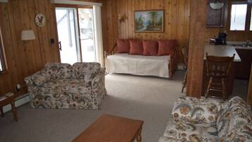 Een smart-tv en een open haard