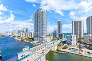 Uitzicht vanuit accommodatie