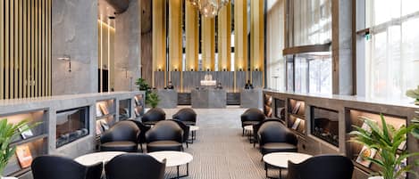 Sala de estar en el lobby