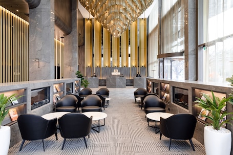 Sala de estar en el lobby