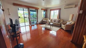 Télévision, lecteur de DVD, livres