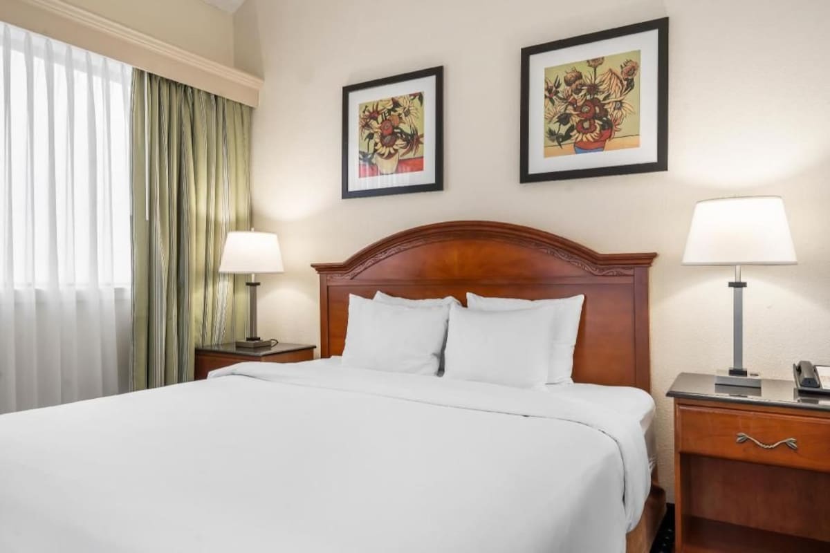 In-room safe, desk, blackout drapes, iron/ironing board