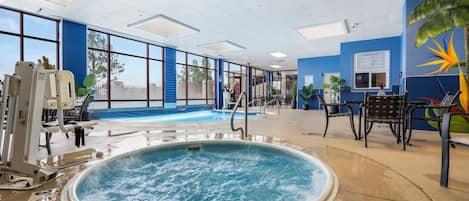 Indoor spa tub
