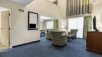 Penthouse Suite | Stofa | 32-tommu sjónvarp með kapalrásum