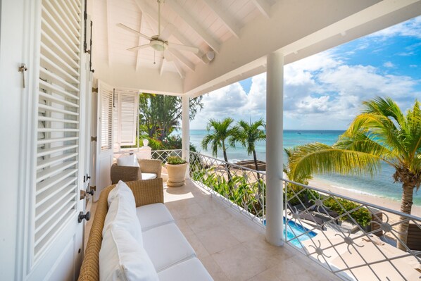 Balcony - Exceptional Beachfront Living - Milord Sunsets 3 Bedroom Home by Blue Sky Luxury (Derricks)