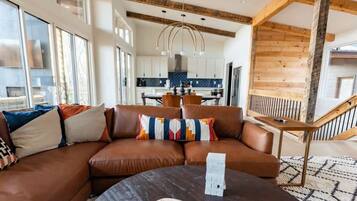 TV, fireplace, offices
