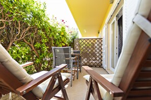 Terrace/patio - Cabanas Gardens, cozy, 4px, duplex (Cabanas de tavira)