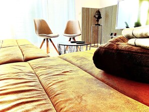 1 makuuhuone, silitysrauta/-lauta, vauvan matkasänky, ilmainen Wi-Fi