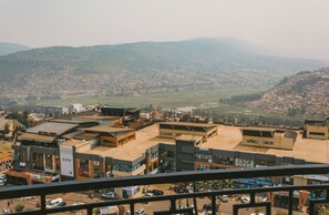 Blick von der Unterkunft