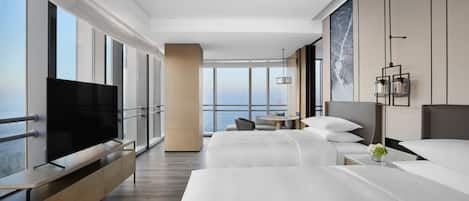 Down comforters, minibar, in-room safe, individually decorated