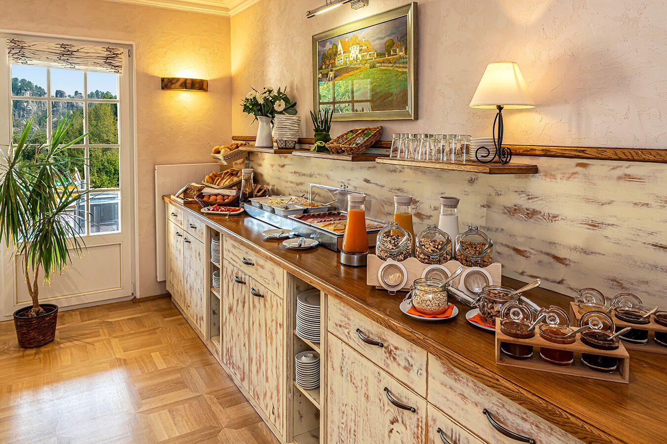 Daily local cuisine breakfast (EUR 18 per person)