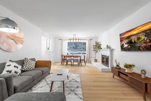 Fernseher, Kamin