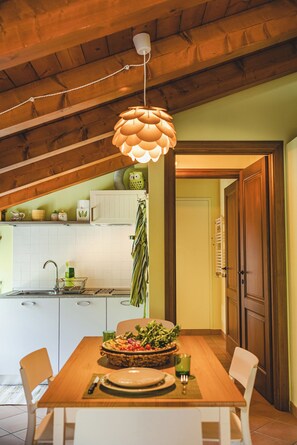 Comfort Studio | Private kitchen | Fridge, stovetop, dishwasher, espresso maker - Il Laghello Wood House (Framura)