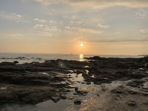 On the beach