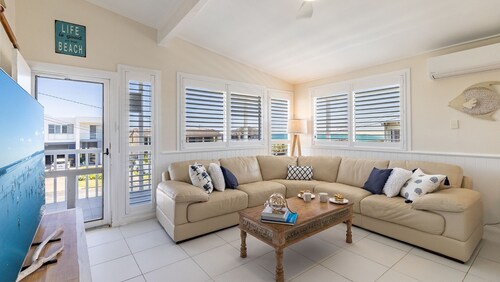 Pet friendly Anna Bay Beach Shack, 44 Ocean Avenue - fantastic 2 storey house with spectacular views