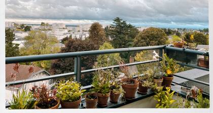 Studio cosy terrasse panoramique & parking
