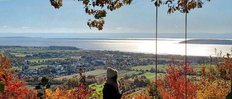 Blick von der Unterkunft